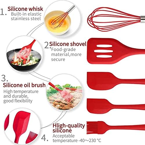 Silicone Cooking Utensils Set (5 Piece)